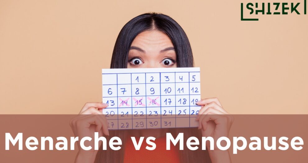 difference between menarche and menopause