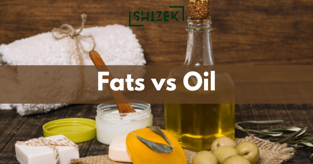 difference between fats and oils