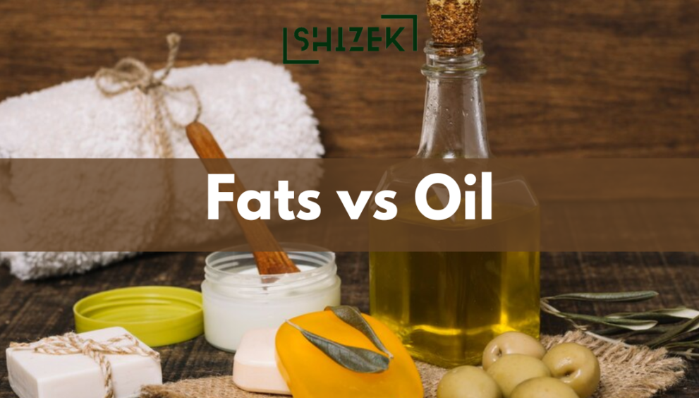 difference between fats and oils